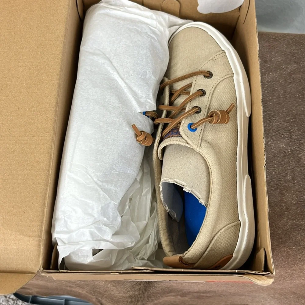 Sperry Top Siders Pier Wave LTT Sneaker in Denim Khaki